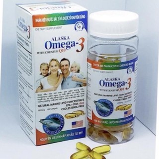 Alaska Omega 3 Bổ Não, Tăng Cường Thị Lực, Giảm Nguy Cơ Mắc Bệnh Tim Mạch 100 viên