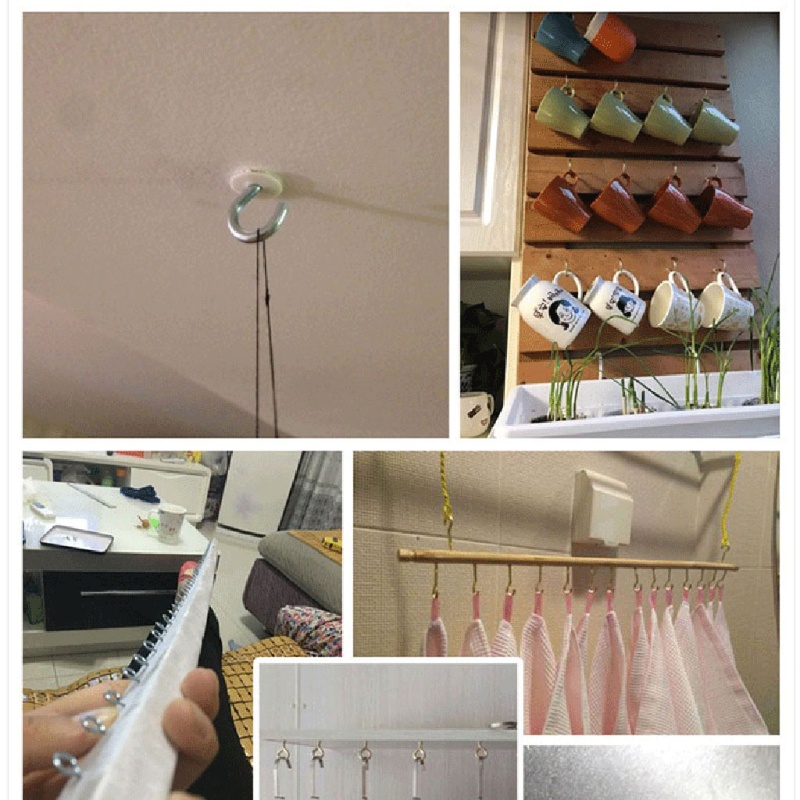 Set 20 Móc Câu M3 M4 M5 Bằng Thép Không Gỉ Cao Cấp