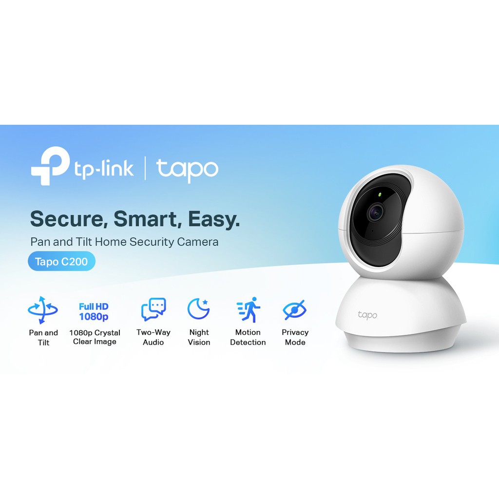 CAMERA Wifi Tplink Tapo C200 xoay 360 độ kèm thẻ nhớ 32gb 64gb