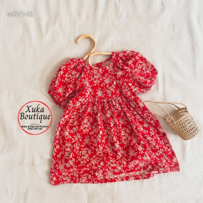 Váy Bé Gái Cộc tay Mùa hè Cho bé 1 - 7 tuổi QCCC đẹp xuất sắc Xuka Boutique
