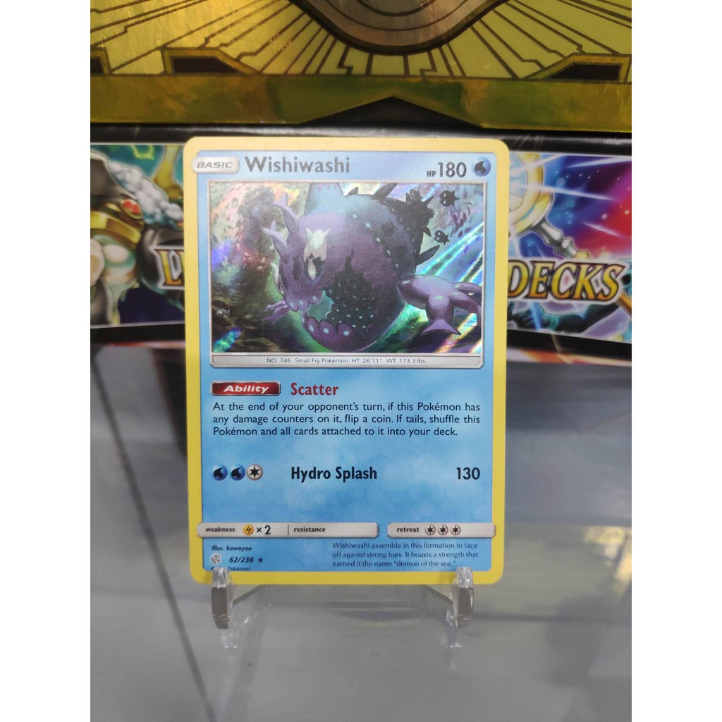 [ Dưa Hấu Yugioh ] Lá bài thẻ bài Pokemon Wishiwashi