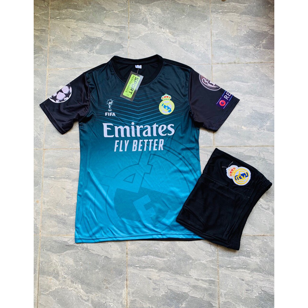 Bộ Quần Áo Bóng Đá CLB Real Madrid Mới Nhất 2021-2022 (Miễn Phí In Tên Số ) - Quần Áo Đá Banh Mới Nhất ⚡