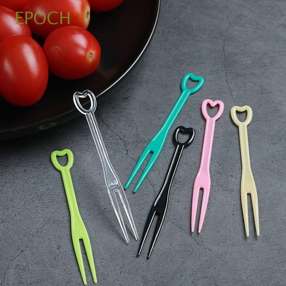 Epoch Nĩa Ăn Trái Cây Bằng Nhựa Dành Cho Trẻ Em