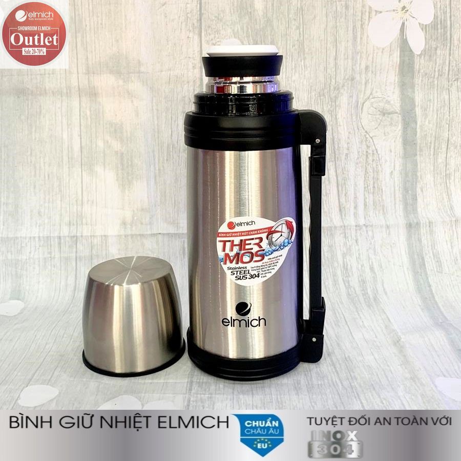 Bình Giữ Nhiệt Inox 304 Nóng 8h Lạnh 12h ELMICH El520x 800ml/1000ml