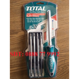 Bộ tua vít đa năng 18 trong 1 total tht250236