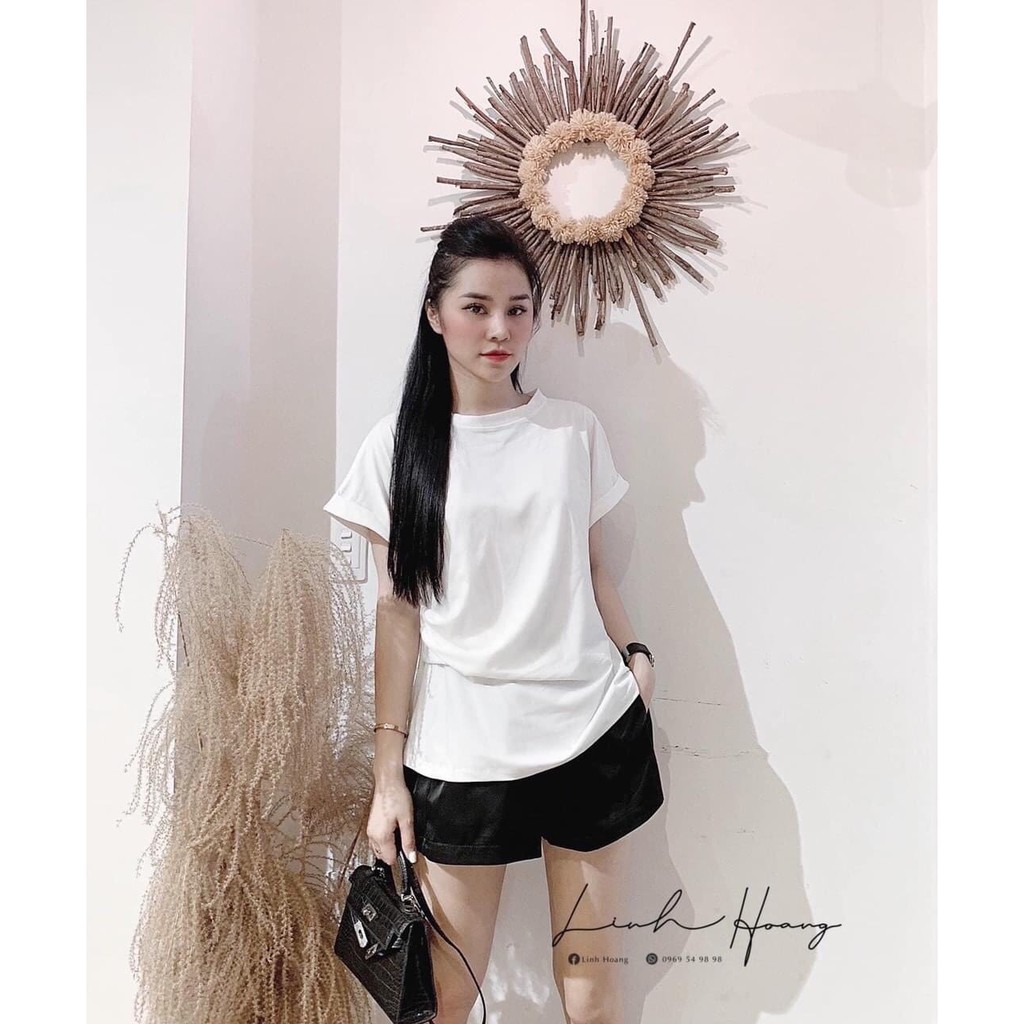 Áo Phông Thụng Xoắn Sườn_Xưởng May Quang Anh