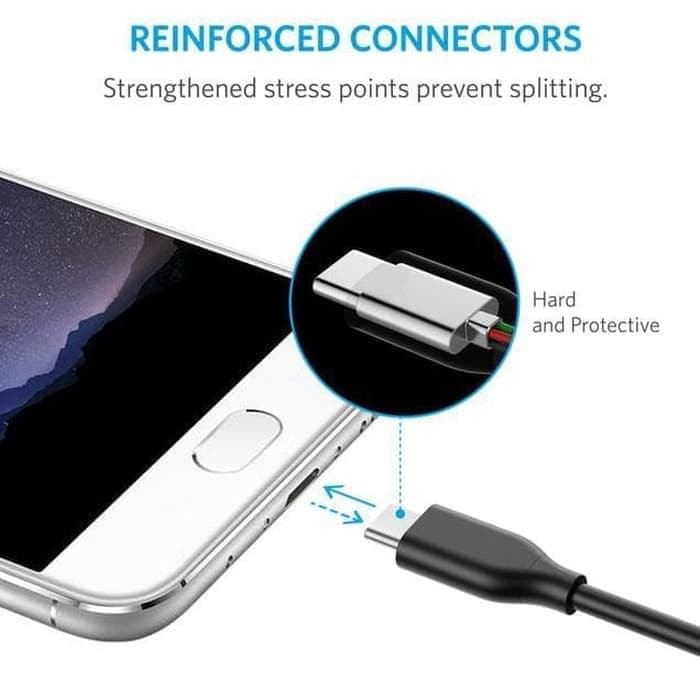 Anker Dây Cáp Sạc Nhanh Chuyển Đổi Từ Usb Type C Sang Usb 2.0 / 3.0 3ft Pd