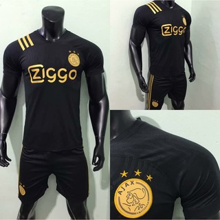 Đồ đá banh CLB Ajax đen sân khách 2021