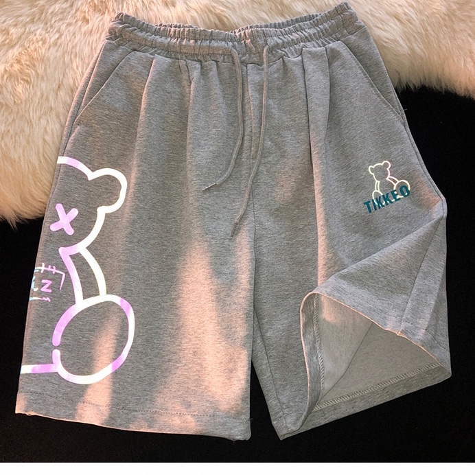 Quần Short Thể Thao Phản Quang Ống Rộng Thời Trang Mùa Hè Hàn Quốc 2022 Dành Cho Nữ