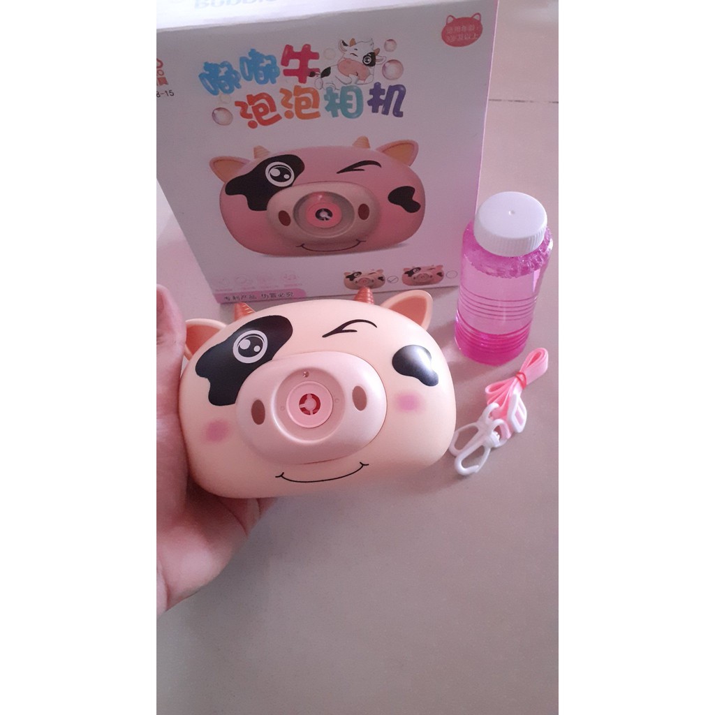 MÁY THỔI BONG BÓNG HÌNH CON BÒ