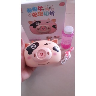 Máy thổi bong bóng hình con bò