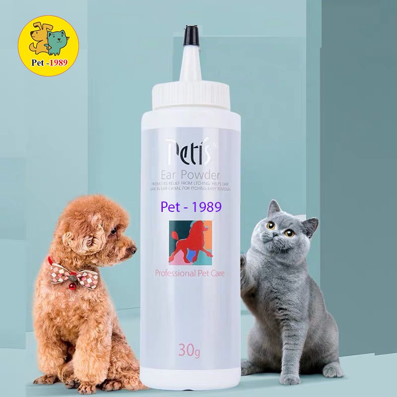 Bột Nhổ Lông Tai Cho Chó Mèo Petis Ear Powder 5g Và 30g Pet-1989