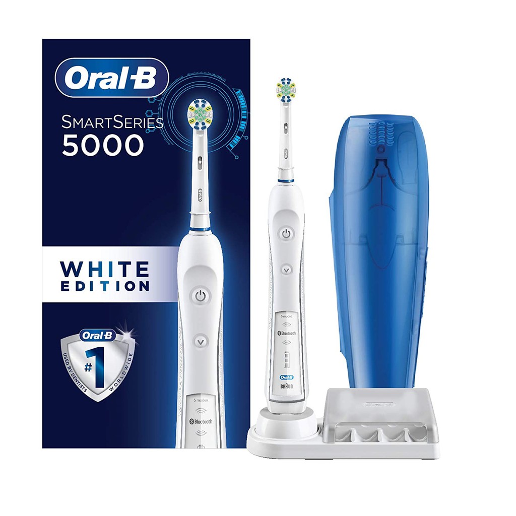 Bàn chải điện Oral-B Pro 5000 - Trắng