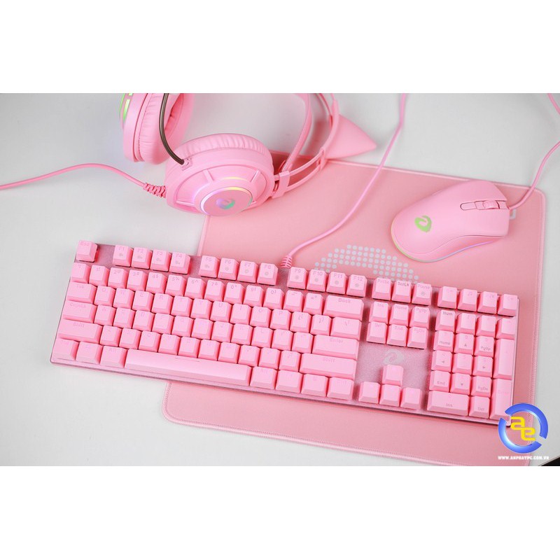 Bàn phím cơ Gaming Dareu EK810 CHÍNH HÃNG – 104 phím, đèn LED nhiều màu