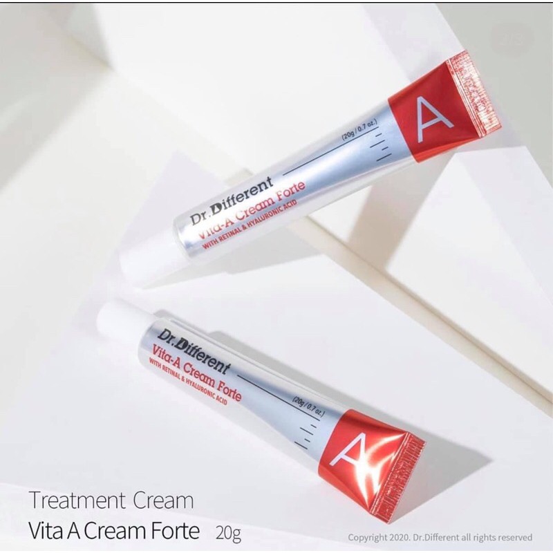dr different vitamin a cream