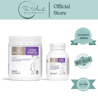 Bột hỗ trợ tăng chiều cao bio island lysine starter cho trẻ dưới 6 tuổi úc