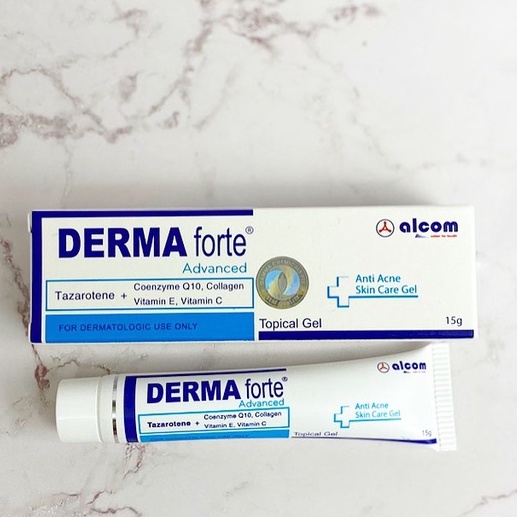 Derma Forte Gel 15g - Bản Advanced - Giúp Giảm Mụn Trứng Cá, Ẩn, Đầu Đen, Giảm Thâm, GamMa