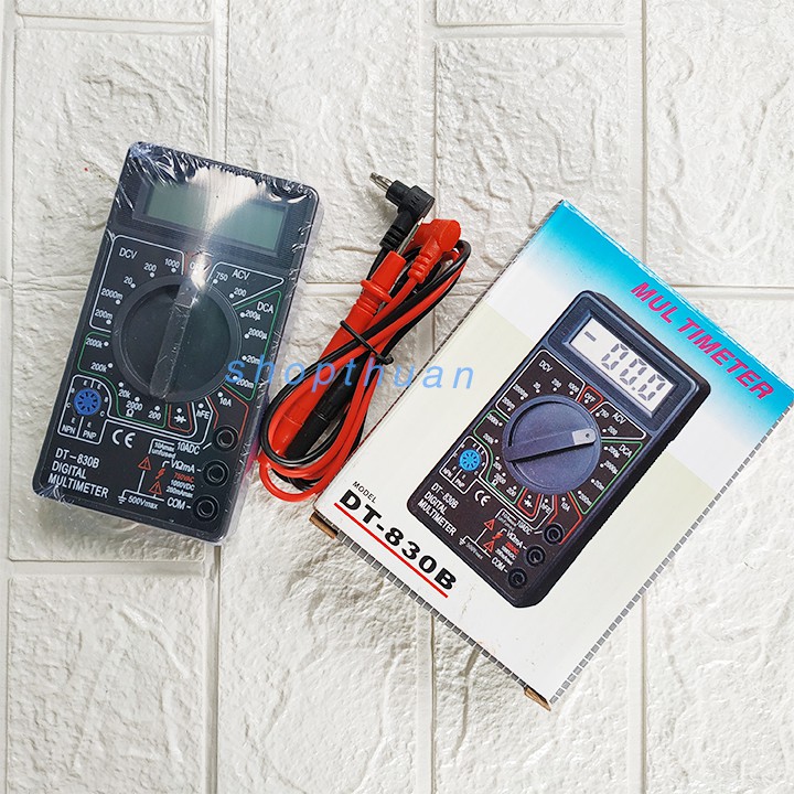 Đồng Hồ Đo Điện DT-830B đo điện thế, đo dòng điện
