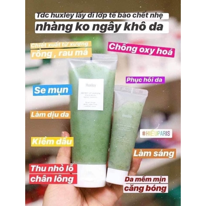 Tẩy tế bào chết HUXLEY MINI SCRUB MASK SWEET THERAPY GentsOfficialStore