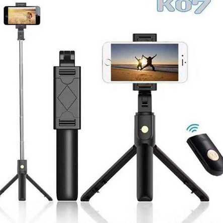 Gậy chụp hình selfie K07 điều khiển từ xa bluetooth [Chính hãng BH 1 đổi 1]