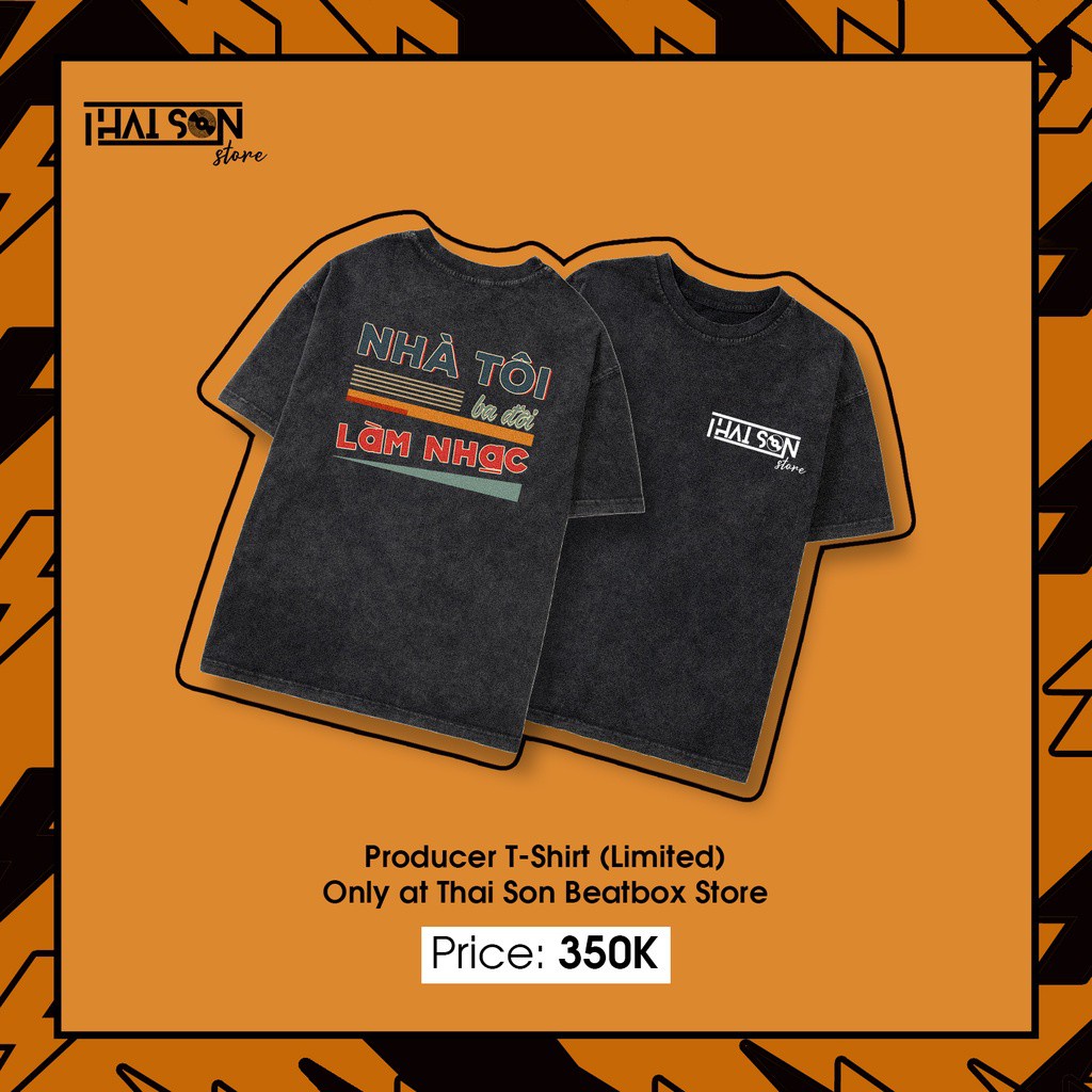  ÁO THUN NHÀ TÔI BA ĐỜI LÀM NHẠC - PRODUCER T-SHIRT