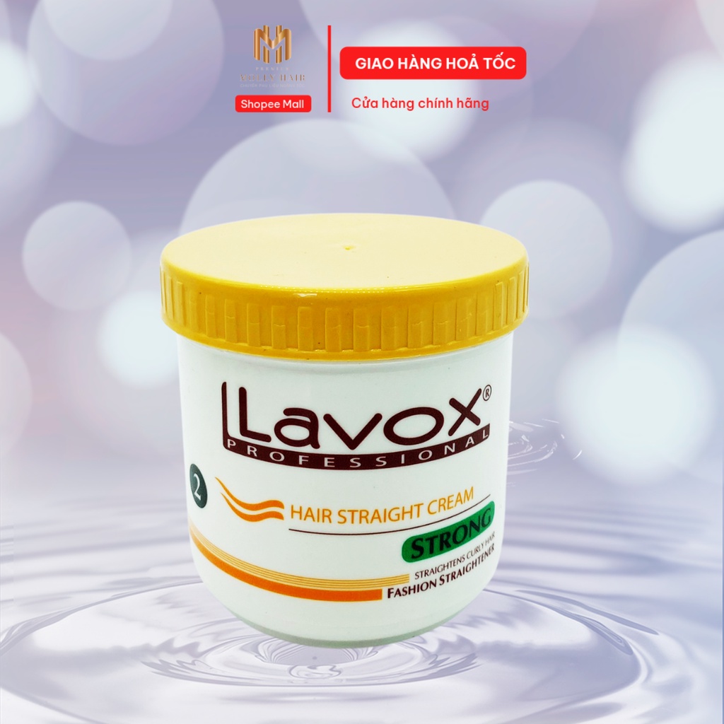 Thuốc duỗi tóc MollyHair Lavox đột phá mùi hương, dành cho việc duỗi tóc trung bình, yếu, dễ dàng sử dụng tại nhà 500ml