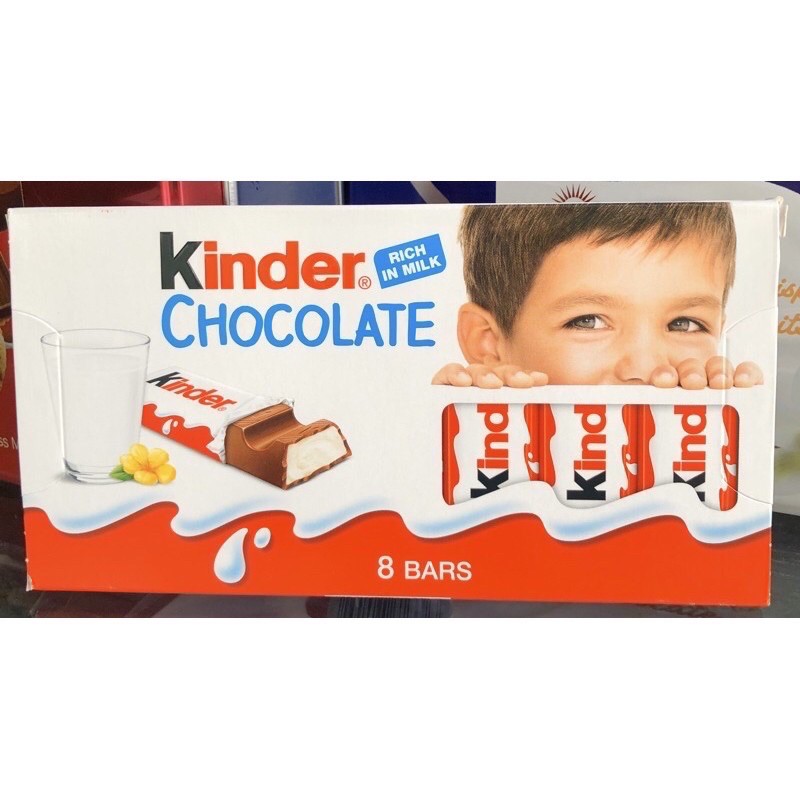 Socola Sữa Kinder Thanh 8thanh_100g 2024
