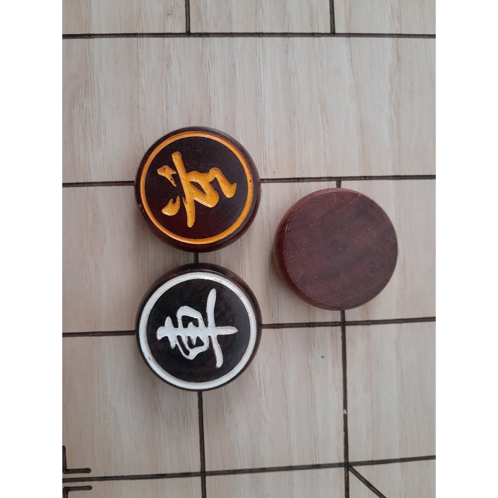 Quân cờ tướng đẹp,bóng.Gỗ hương, sừng, chắc