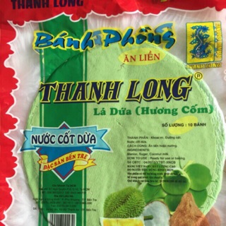 Combo 5 bánh phồng sữa dừa 5 bánh phồng lá dứa