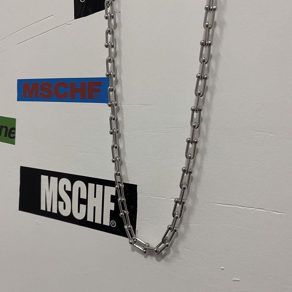 Vòng cổ/vòng tay kiểu chuỗi dây xích dày phong cách Harajuku cho nam nữ 229992