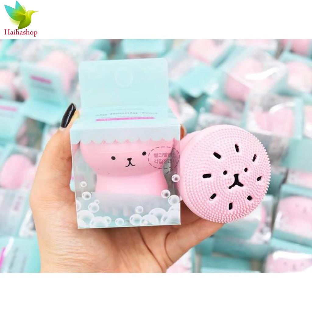 Cọ Rửa Mặt và Masagge Bạch Tuộc - Etude House My Beauty Tool Jellyfish Silicon hàng chuẩn