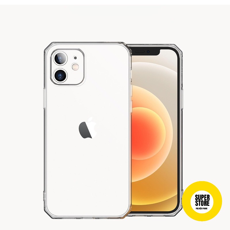 Ốp lưng iphone trong suốt cạnh vuông 6/6plus/6s/6splus/7/7plus/8/8plus/x/xr/xs/11/12/13/pro/max/plus/promax