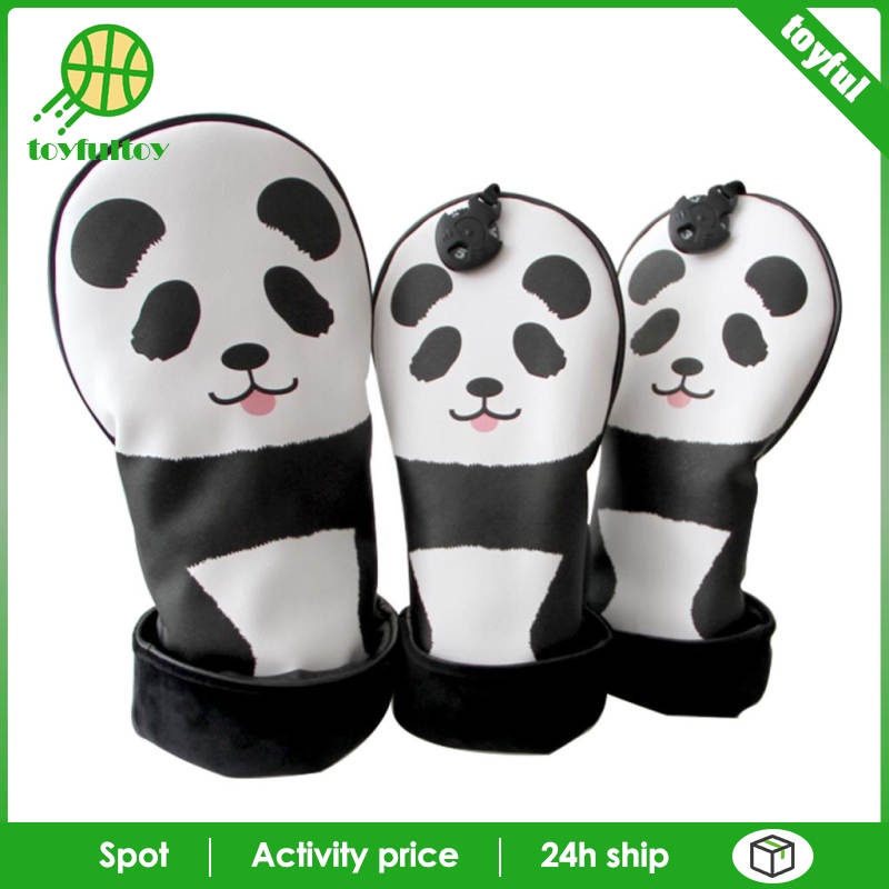 Bộ 3 Vỏ Bọc Bảo Vệ Đầu Gậy Đánh Golf / Câu Lạc Bộ / Câu Lạc Bộ Gỗ Kèm Thẻ Số