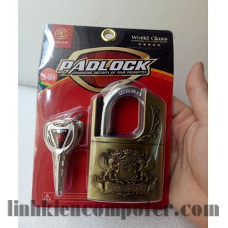 Ổ Khoá chống cắt 60mm Padlock cao cấp, ổ khoá chống trộm Padlock