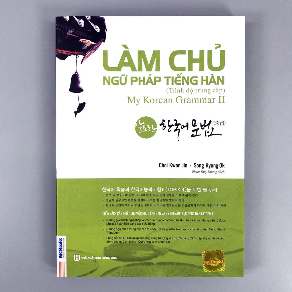 Sách - Làm Chủ Ngữ Pháp Tiếng Hàn Trung Cấp (My Korean Grammar 2) Tặng Kèm Sổ tay