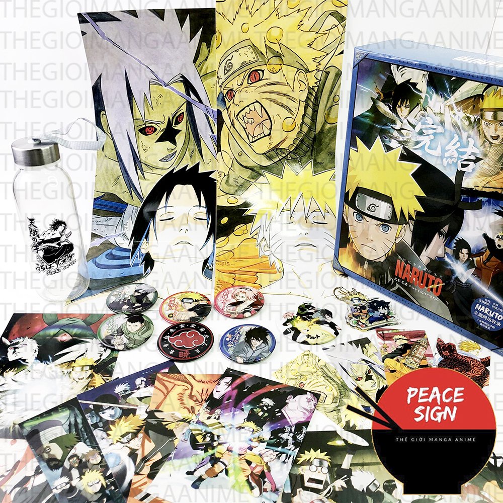(200k) Hộp quà to NARUTO ĐẠI CHIẾN LÀNG LÁ anime chibi dễ thương xinh xắn