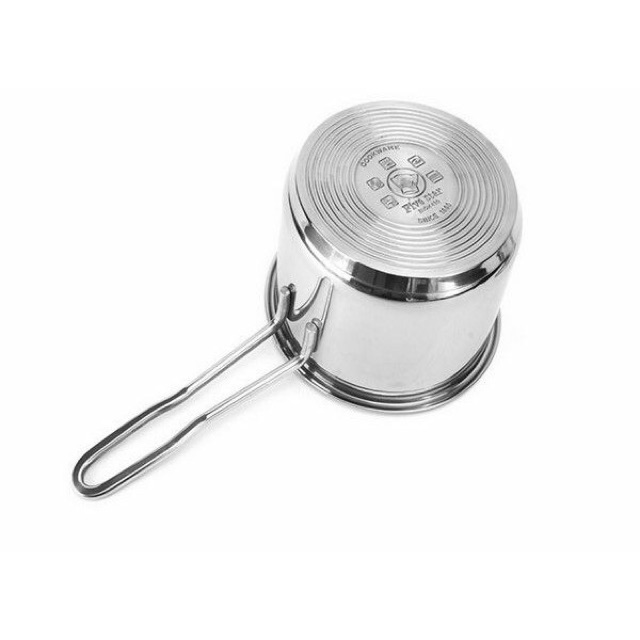 Nồi Quánh Nấu Bột, Cháo Fivestar 3 Đáy Nắp Kính Dùng Được Trên Bếp Từ, 3 Size 12cm, 14cm, 16cm