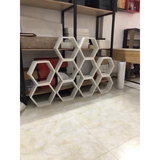 Kệ trang trí ô lục giác