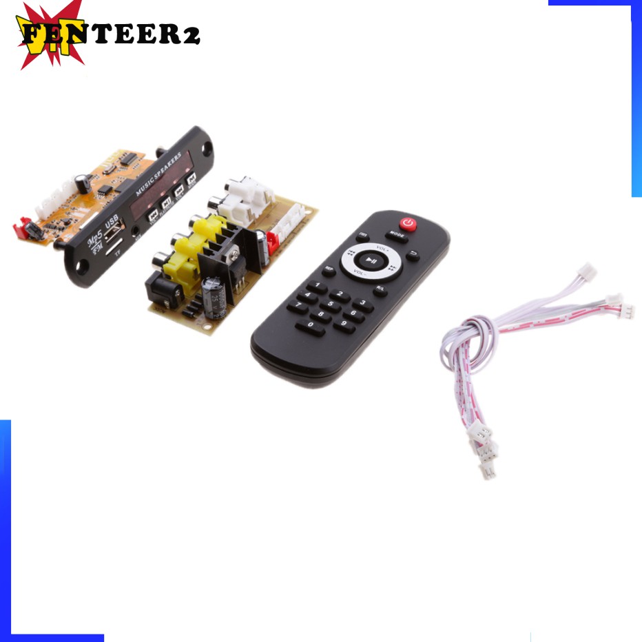 Bảng Mạch Giải Mã Âm Thanh Bluetooth V4.2 Mp3 Wma 12v Cho Xe Hơi