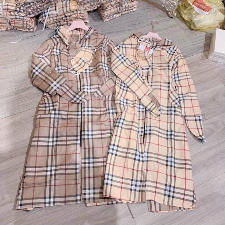 (giá sỉ) ÁO CHỐNG NẮNG TOÀN THÂN KẺ BBR KÈM KHẨU TRANG MÀU SANG CHẢNH
