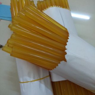 100 cây keo nến trắng, size 7mm dùng dán phụ kiện ribbon, center kim loại.... 100 keo nến trắng ........................