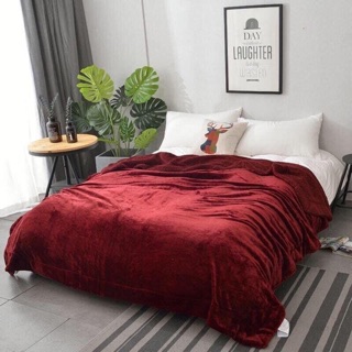CHĂN LÔNG CỪU 2 MẶT 1 MÀU NHẬP KHẨU ULTIMATE COLORFUL (2m*2m2)