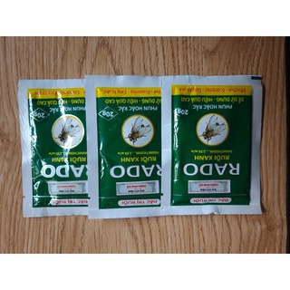 Thuốc diệt ruồi xanh rado ( combo 3 gói )