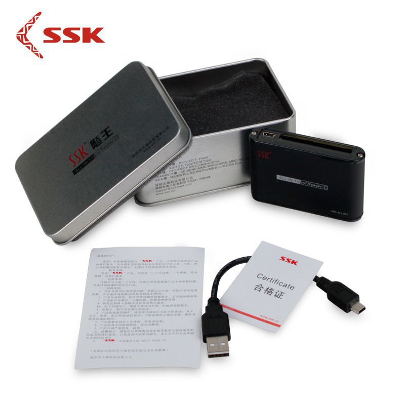 Card reader đầu đọc thẻ nhớ SSK 0712-SCRM025