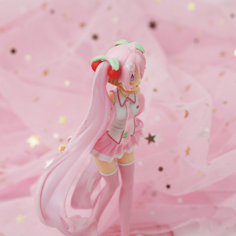 Mô Hình Đồ Chơi Nhân Vật Hatsune Miku Sakura Màu Hồng Dễ Thương