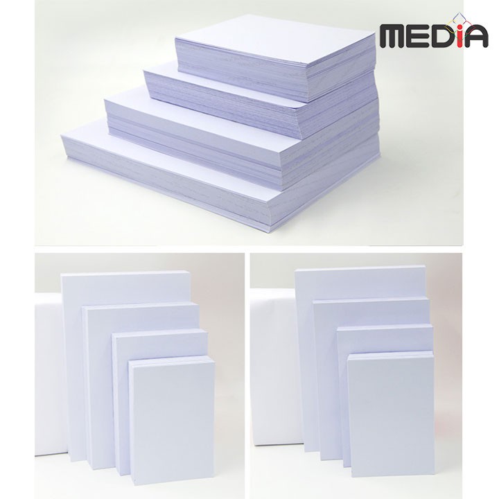 Giấy In Màu Media 2 Mặt Lụa (Semi Glossy) A4 (21 x 29.7cm) 230gsm 50 Tờ