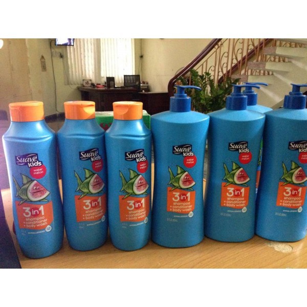 Sữa tắm Suave Kids 3 in 1 -  665 ml