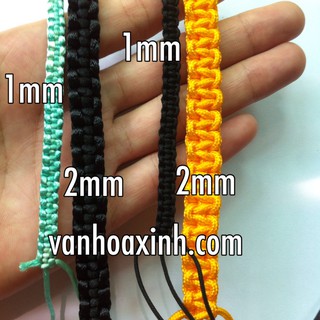 Sỉ: Cuộn dây dù đan thắt vòng tay (INBOX CHỌN MÀU)