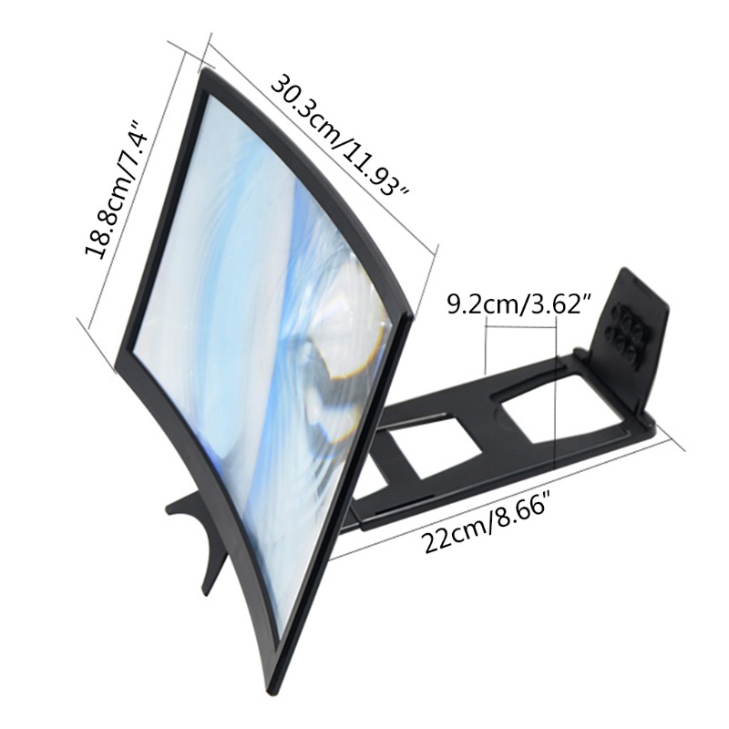 Máy Phóng Đại Màn Hình Điện Thoại 3D 14in Chất Lượng Cao