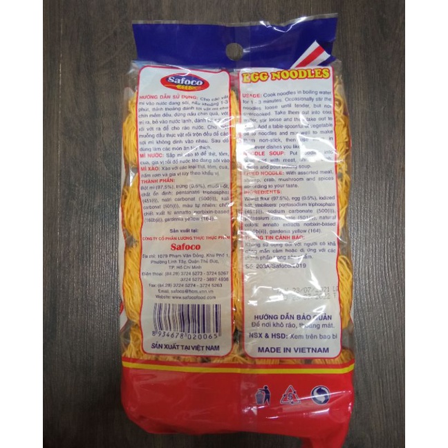 MÌ TRỨNG SAFOCO SỢI NHỎ 500G | BigBuy360 - bigbuy360.vn